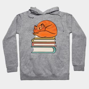 With Books And Cats Life Is Sweet Hoodie